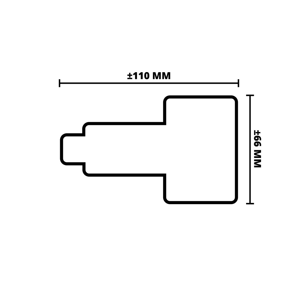 MERANTI GEPR. KOZIJNHOUT | B- TUSSENSTIJL | 66X110 MM | 215 CM