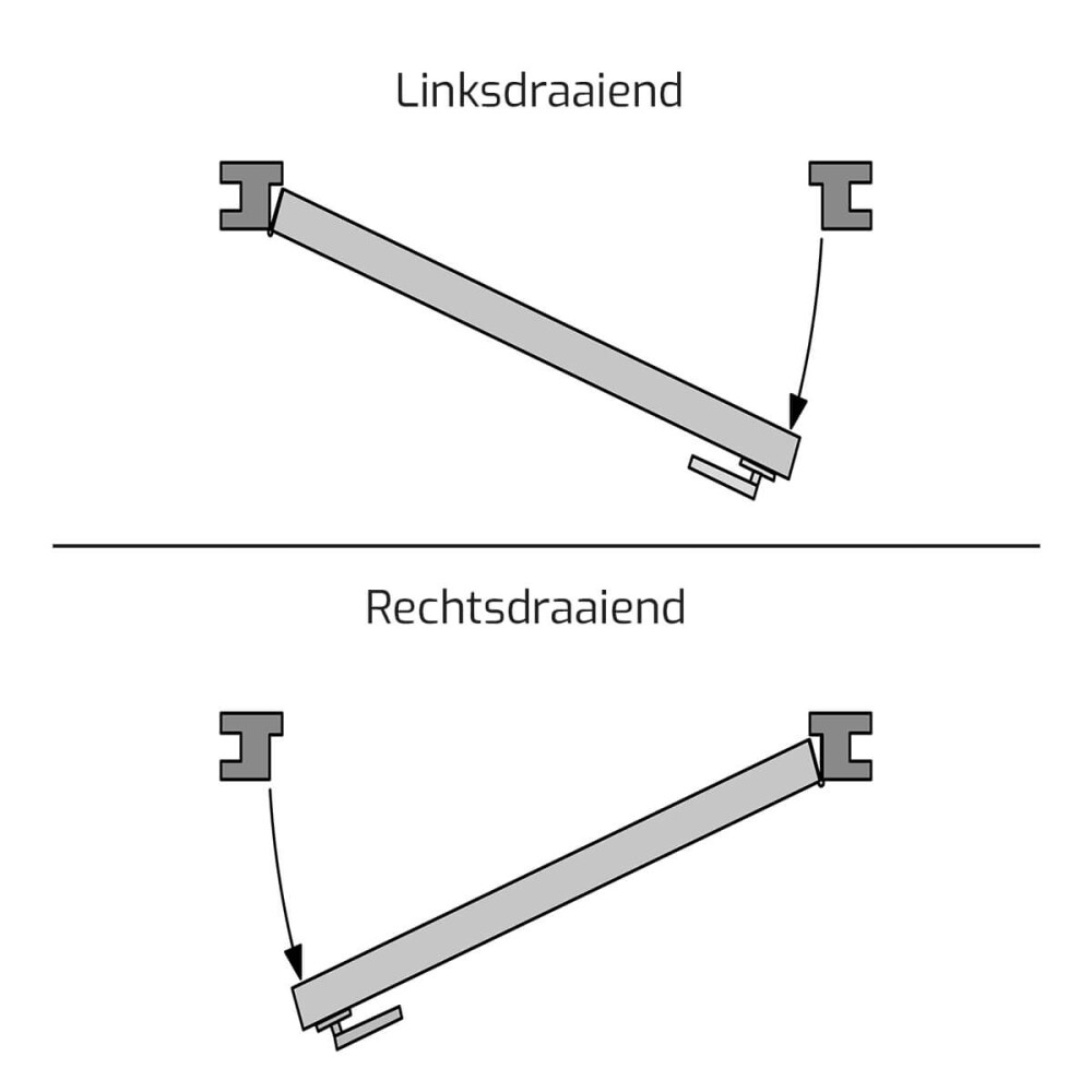 POORTDEUR STALEN FRAME MET SLOT | PEFC | DOUGLAS HALFHOUTS RABAT | L-DR | 100X180 CM