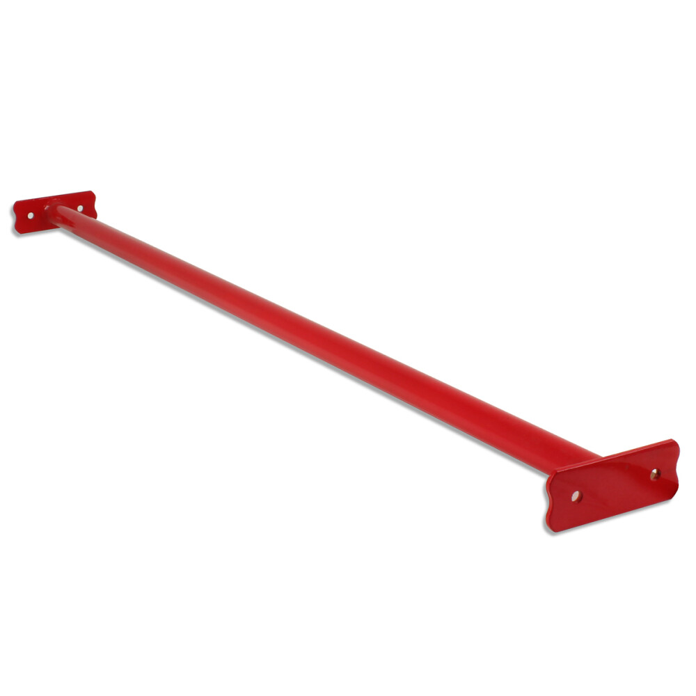 DUIKELSTANG METAAL 125 CM, ROOD.
