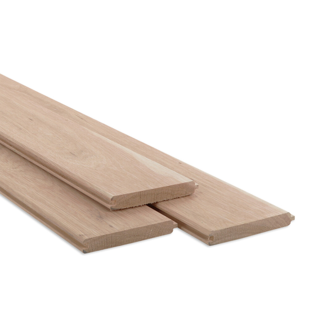 EIKEN VELLINGDEEL | GESCHAAFD | T&G | 18X130 MM (WB 123 MM) | 225 CM