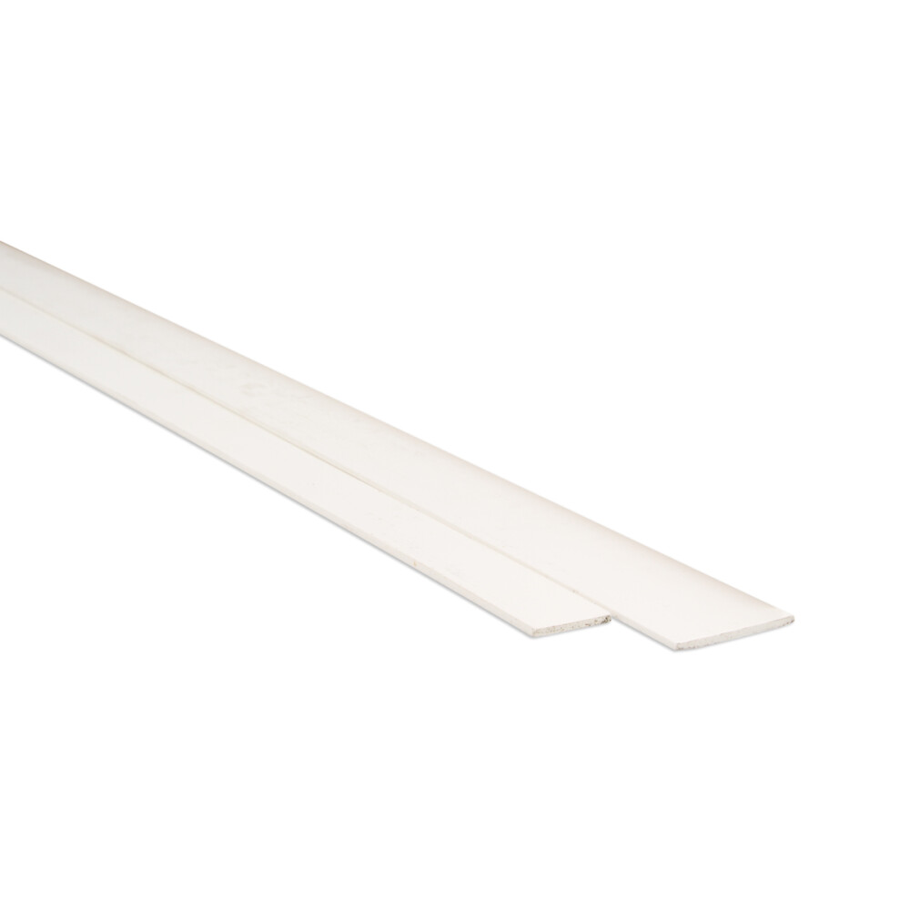 AFDEKPROFIEL KUNSTSTOF | WIT | 2X20 MM | 260 CM