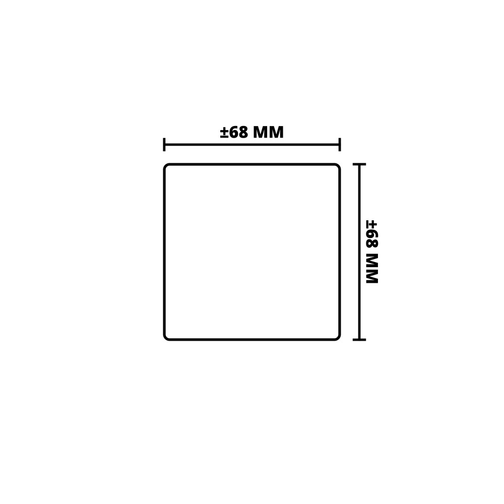 TUINHOUT | GROEN GEIMPR. | GESCHAAFD | PEFC | 68X68 MM | 180 CM