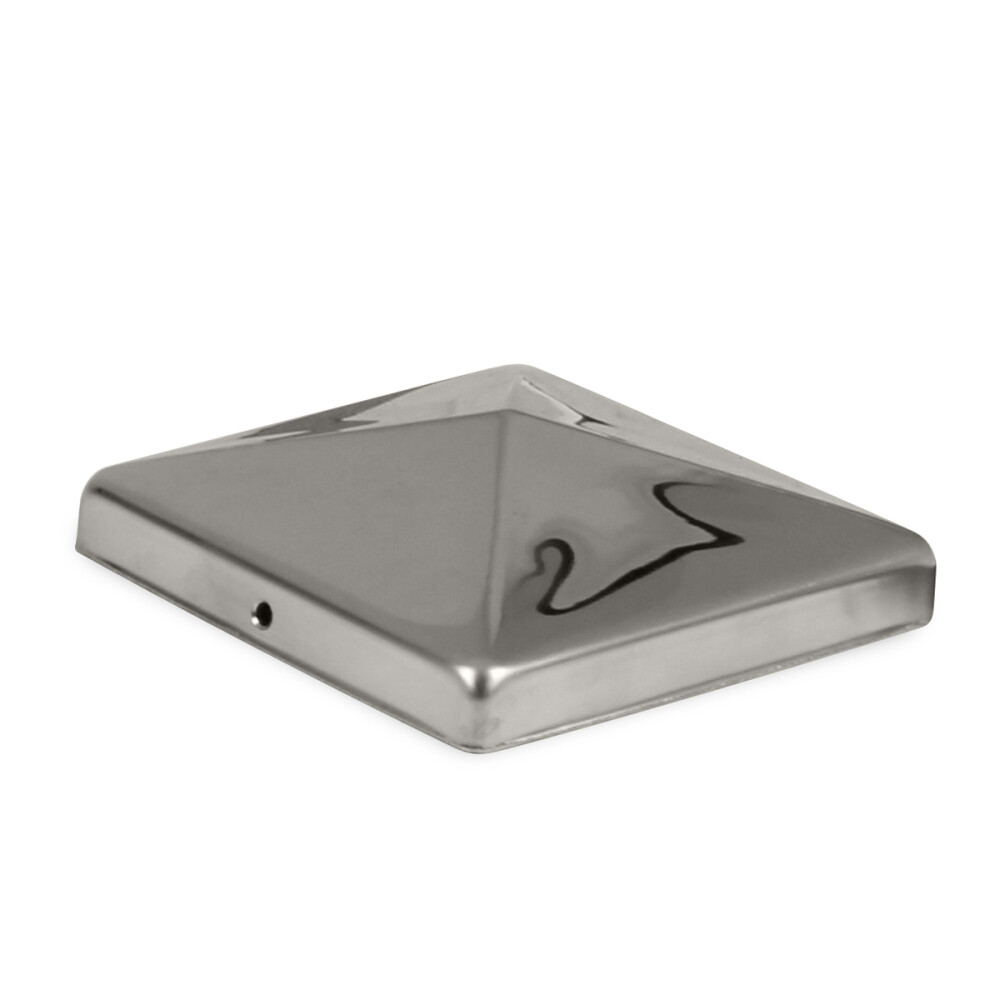 PAALORNAMENT PIRAMIDE - 71X71MM - RVS