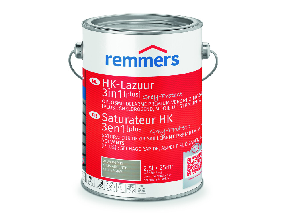 REMMERS | HK-LAZUUR | ZILVERGRIJS (RC-970) | 2,5 LTR
