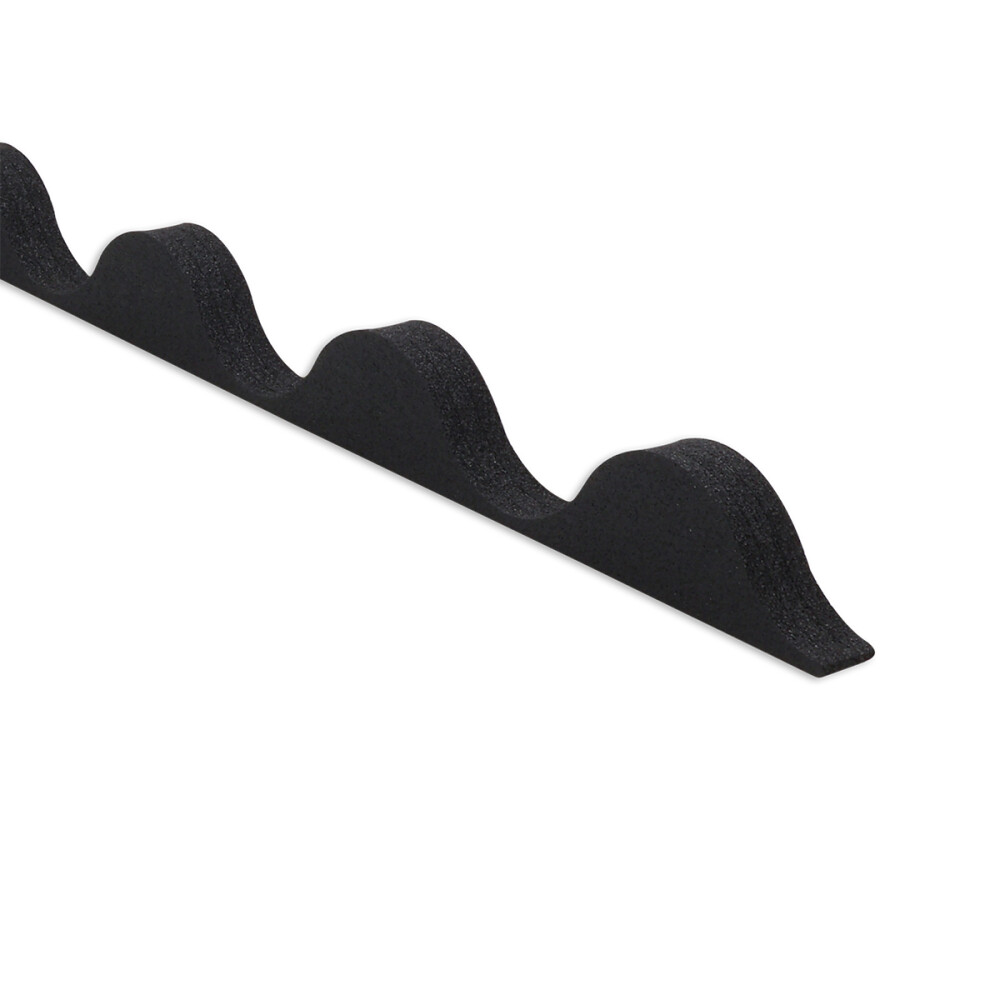 SCHUIMPROFIEL | ZWART | 177/51 | 100 CM | PAK A 10 ST.