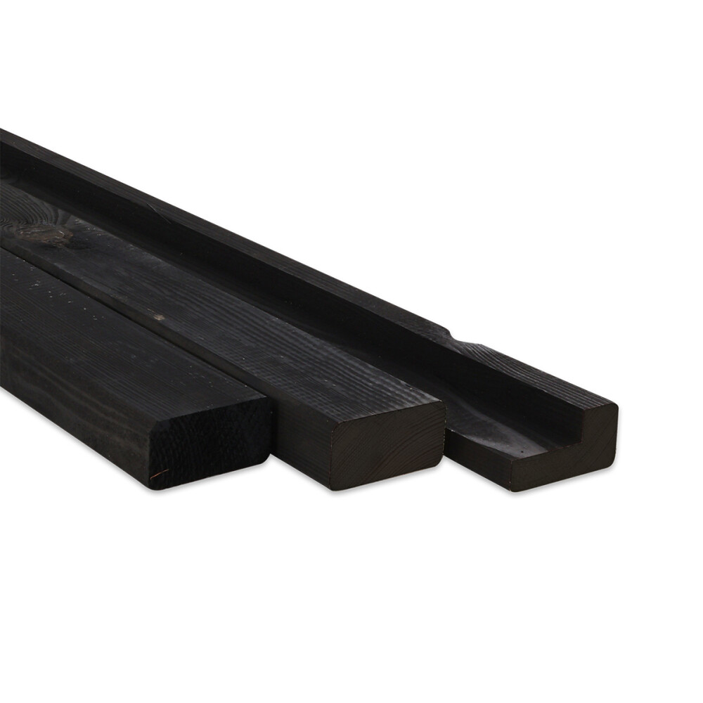 TUINDEURKOZIJN | ZWART GRENEN |  MAX 150 CM BREED